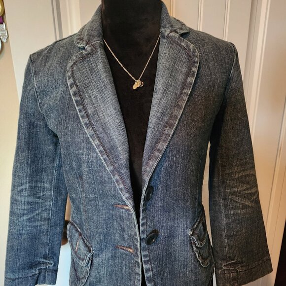 Express Denim Blazer - Picture 1 of 4